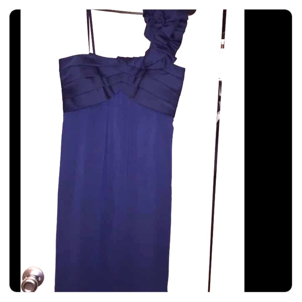 Max and Cleo one shoulder cocktail dress